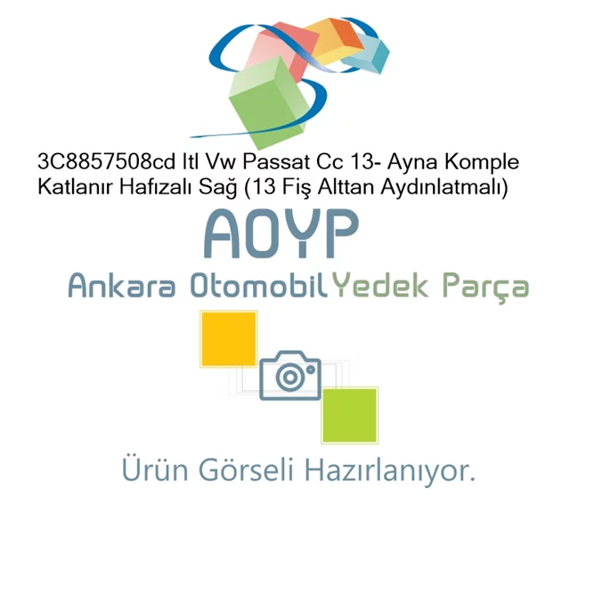 3C8857508cd Itl Vw Passat Cc 13- Ayna Komple Katlanır Haf