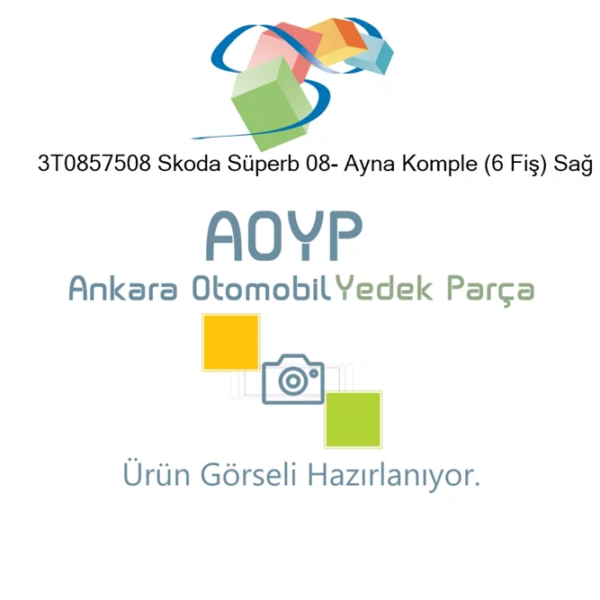 3T0857508 Skoda Süperb 08- Ayna Komple (6 Fiş) Sağ