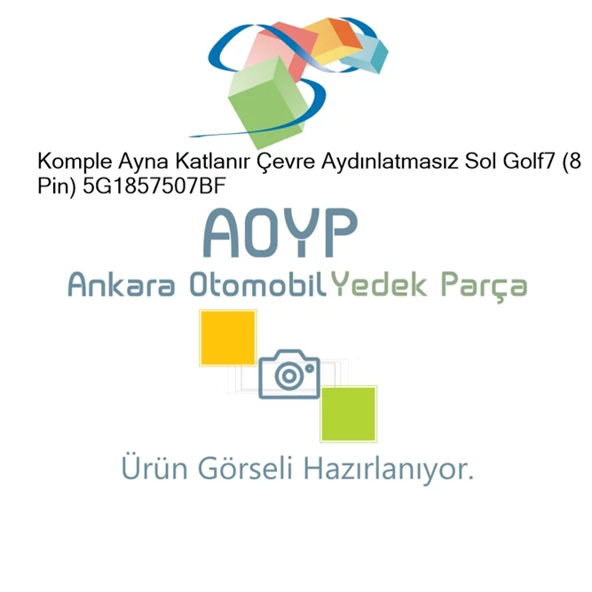 Komple Ayna Katlanır Çevre Aydınlatmasız Sol Golf7 (8 Pin