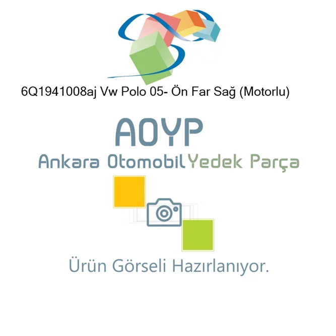 6Q1941008aj Vw Polo 05- Ön Far Sağ (Motorlu)