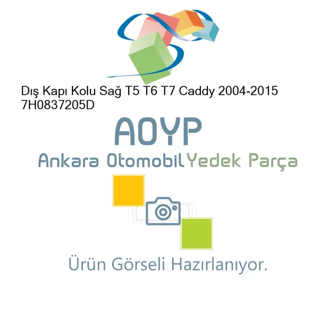 Dış Kapı Kolu Sağ T5 T6 T7 Caddy 2004-2015 7H0837205D