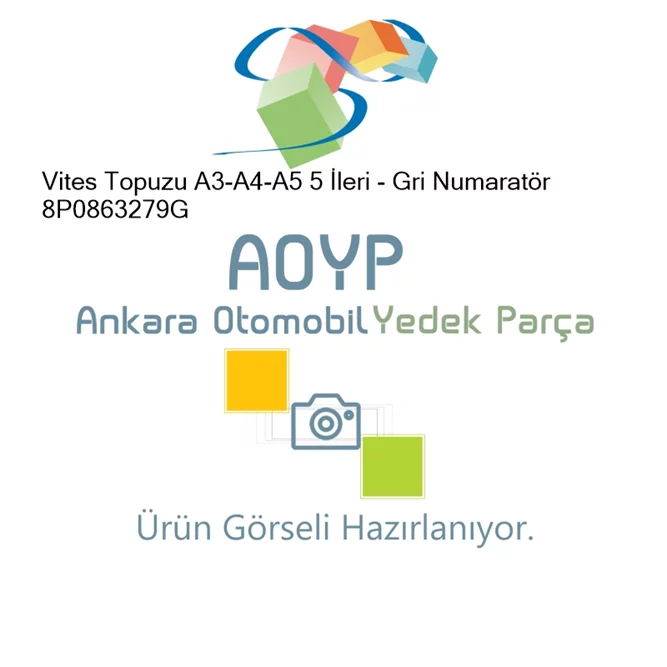 Vites Topuzu A3-A4-A5 5 İleri - Gri Numaratör 8P0863279G