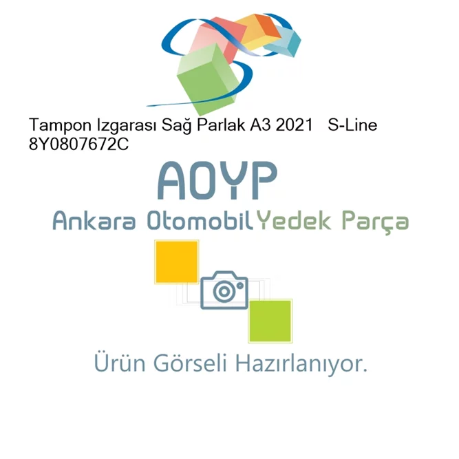 Tampon Izgarası Sağ Parlak A3 2021   S-Line 8Y0807672C